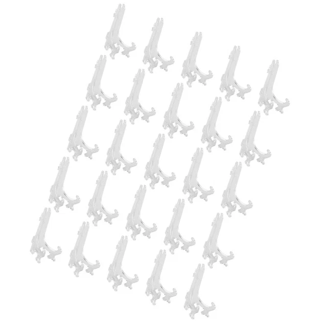 25 piezas -soporte adhesivo - soporte - soporte indicador de placa transparente para bodas