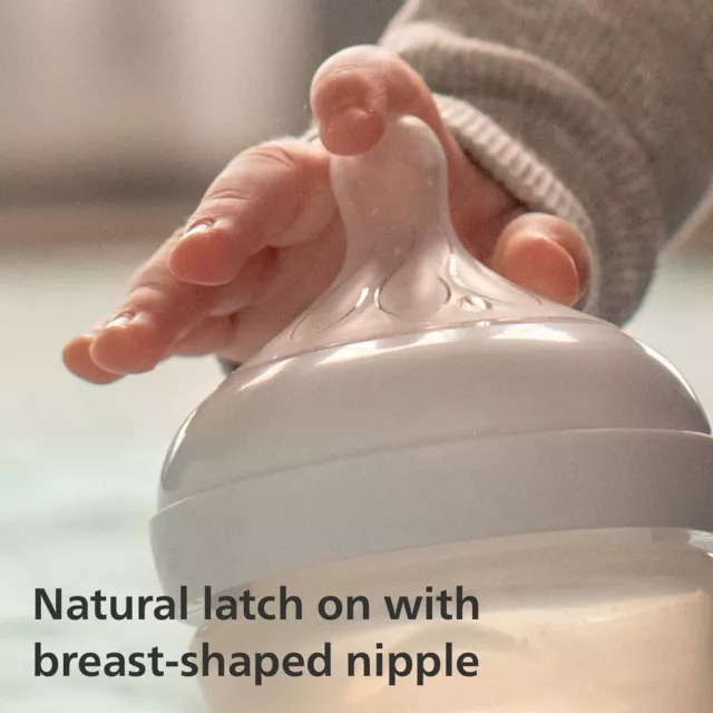 Philips Avent Natural Teats Classic Bottle Teat Nipple Slow Medium Fast 0-6month 3