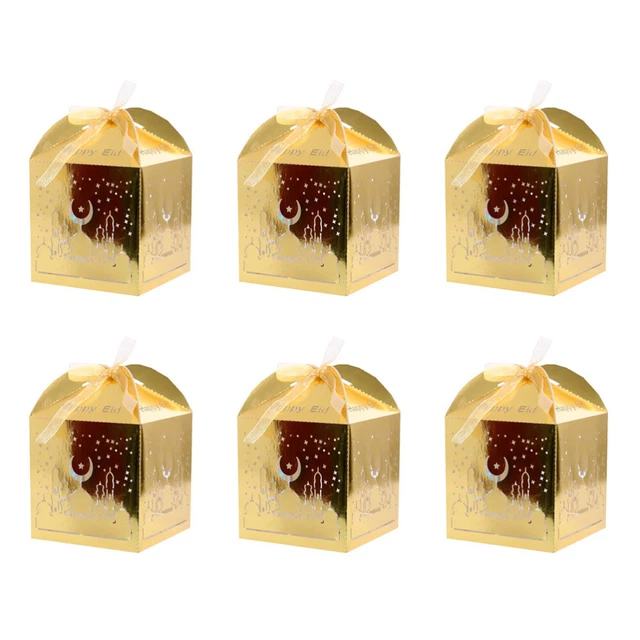 50 Pcs Gift Container Muslim Islam Decorations Wedding Baby Carton
