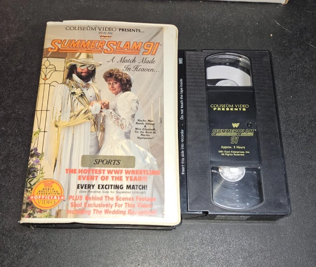 SUMMERSLAM 91 (VHS, 1991) WWF Wrestling Rare Coliseum Video
