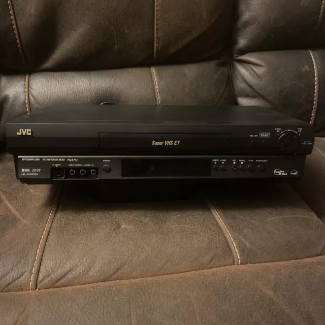 JVC S-VHS HR-S5902U SUPER-VHS VCR Player Tested