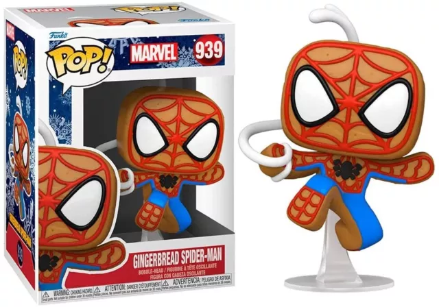 Funko Pop Marvel Holiday- Gingerbread Spider-Man