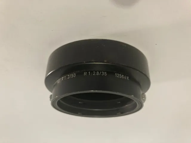 Leica LEITZ lens hood for 50mm/2 and 35mm/2.8 12564K (original genuine)