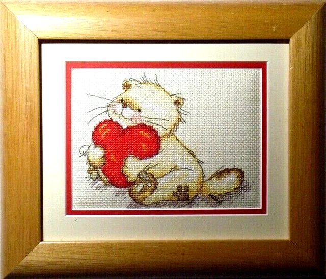 Kit Canevas Au Demi Point De Croix Chats à La Fenêtre 18X40 Cod.436