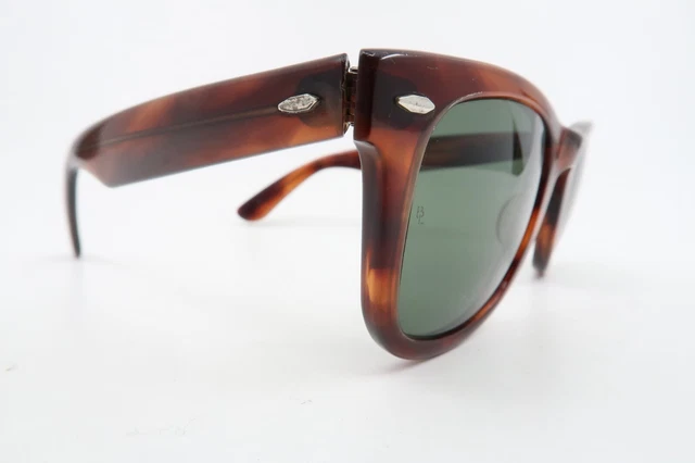 vintage 1950s Ray Ban WAYFARER sunglasses B&L gray plastic frames
