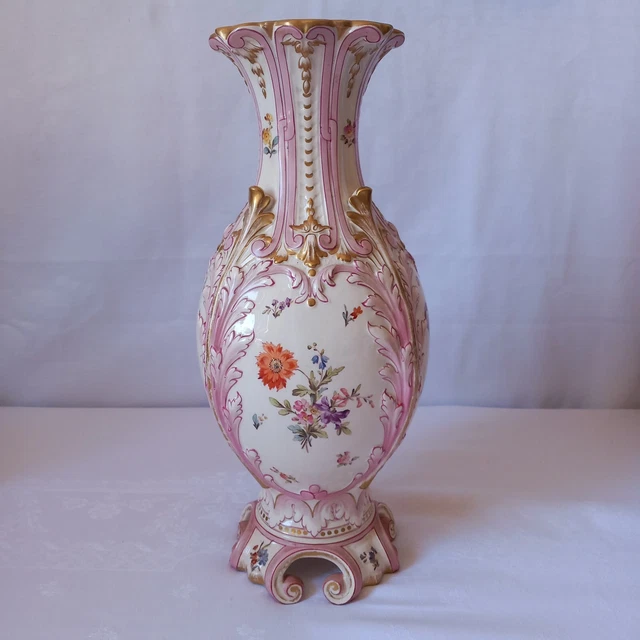 Grand Vase Sarreguemines 2
