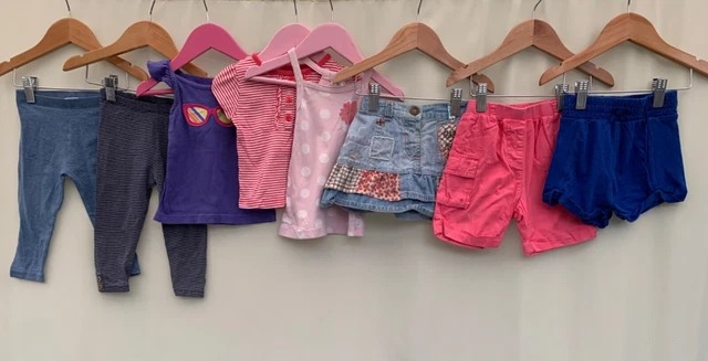 Girls bundle of clothes age 9-12 months Tu Mini club Carters