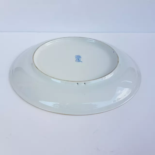 KALOCSA HUNGARY HAND PAINTED PORCELAIN DECORATED WALL PLATE 9 1/2", from 1960's 3