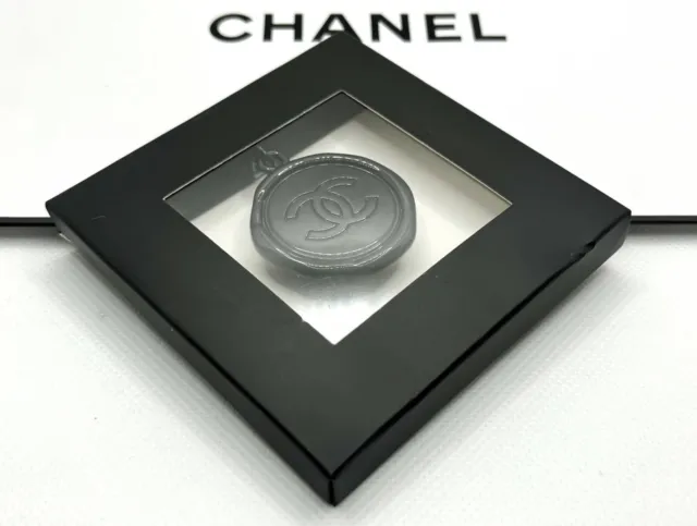 AUTH CHANEL VIP Novelty Gift Coco Mark Seal Bag Charm Key Chain Key Ring  Black $80.00 - PicClick