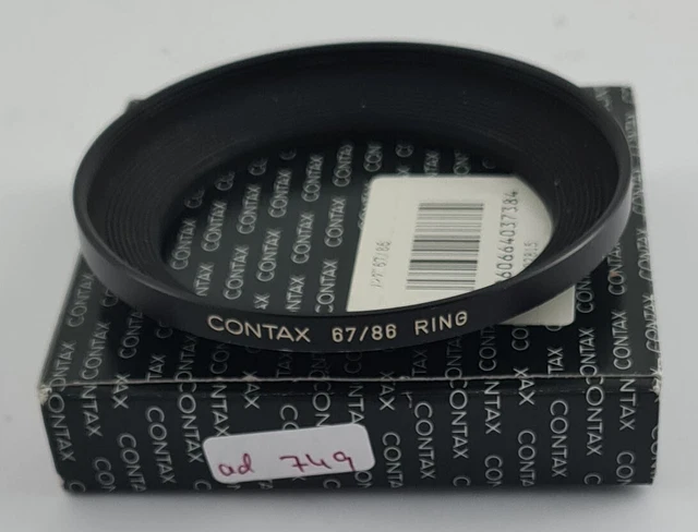 CONTAX Adaptador Filtro E86 86 86mm on Objetivo Lente E67 67 67mm Japón 749/23