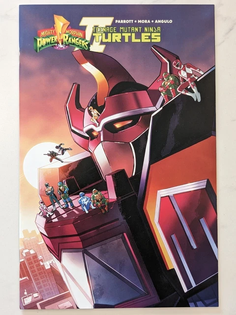 Mighty Morphin Power Rangers Teenage Mutant Ninja Turtles 2 #1 Byrne Trade Dress