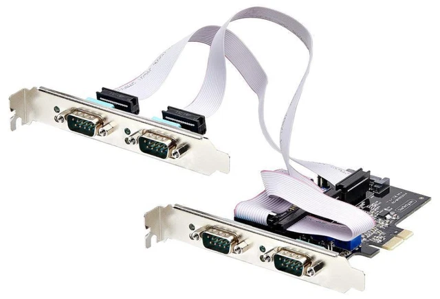 Carte PCIe X1 8 Ports RS422/RS485 – Chipset EXAR XR17V358 – DB9 + Bornier – KALEA-INFORMATIQUE