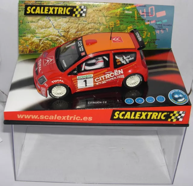 Scalextric 6166 Citroen C2 Jwrc #1 M.Fuster-V.medina MB