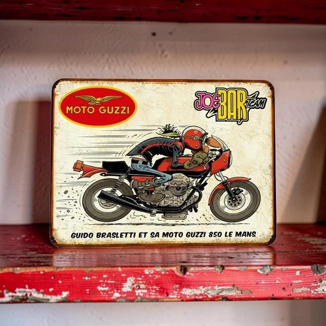 Plaque métal *MOTO GUZZI SERVIZIO