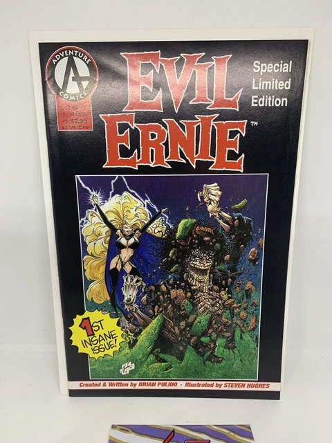 EVIL ERNIE #1 RARE Special Limited Edition Adventure Comics 1992 Lady Death Key 2