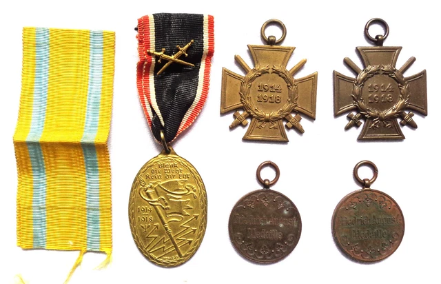 KONVOLUT 1.WK ORDEN Medaille Ehrenkreuz Frontkämpfer Kyffhäuser