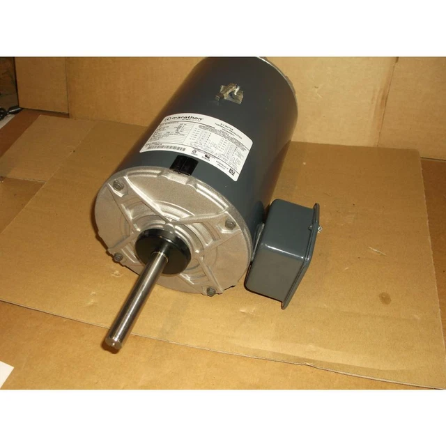 Marathon Hd54Ak651 Hp-- Condenser Fan Motor 208-230-460/60/3 Rpm:1140/1-Speed
