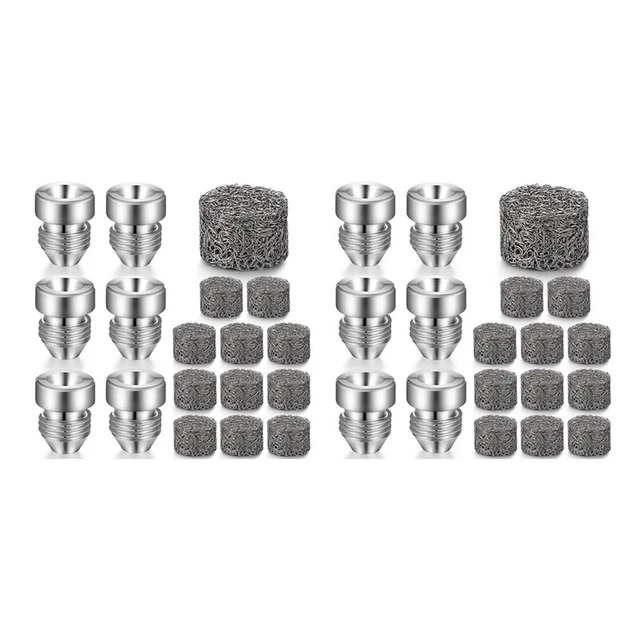 12 Pieces Foam Cannon Orifice Nozzle Tips and 24 Pieces Foam Maker, UniversaK9V5