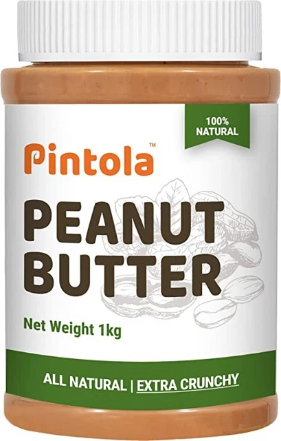 Pintola Burro D'Arachidi Naturale Extra Croccante Fresco E Salutare 1kg