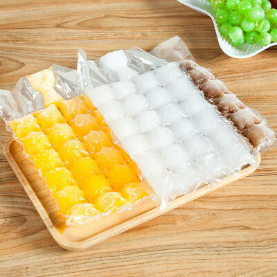 10x24 rejillas desechables bolsas de fabricación de hielo congeladas bandeja de cubitos de hielo moldes auto mar. CJ