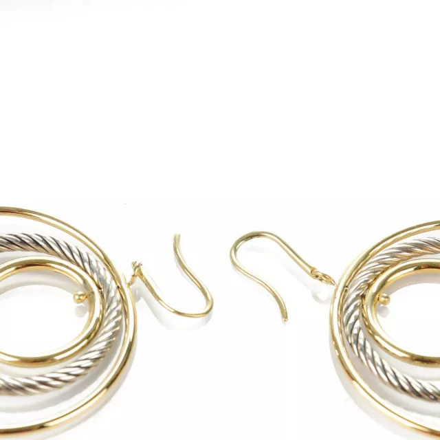 David Yurman 18K Gold Ss Large Mobile Earrings 2