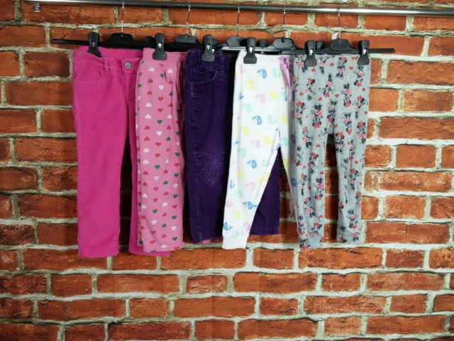 Girl Bundle Age 2-3 Years Gap H&M Trousers Leggings Disney Mickey Mouse Red 98Cm