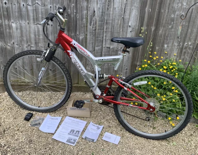 HALFORDS APOLLO AL6000 Mountain Bike 26 Wheels 18 Frame for spares or repair 9.99 PicClick UK