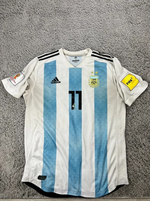 ADIDAS ANGEL DI Maria Argentina Jersey Home 2018 World Cup Patches