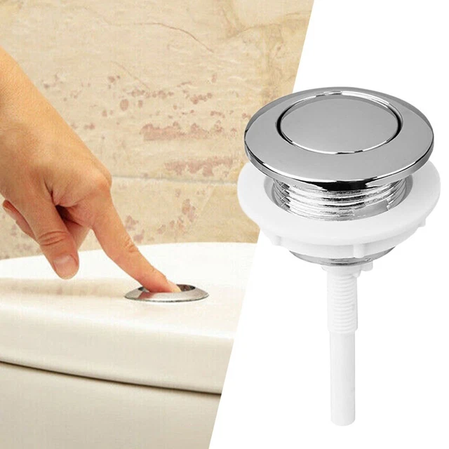 Bouton De Réservoir De Chasse D'eau 38 Mm En Laiton Brossé Doré Bouton Double Pour Remplacer Les Raccords De Toilettes étroitement Connectés