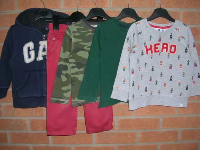 100% BABY GAP Boys Bundle Tops Shirts Jeans Jacket Jumpers Age 18-24m