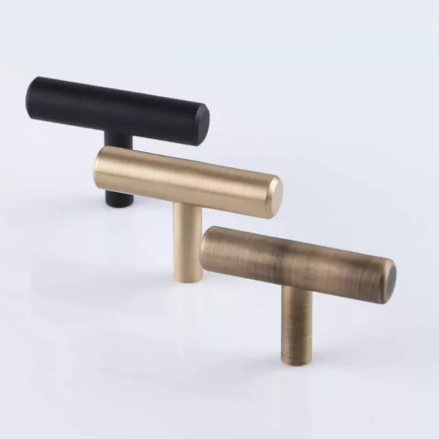 T Bar Brass Dresser Knobs Drawer Pulls Handles Cabinet Door Knob Handle Antique
