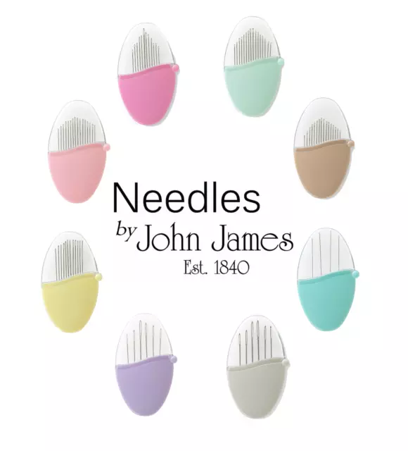 John James Pebble Needles Full Range of Types and Sizes Available!