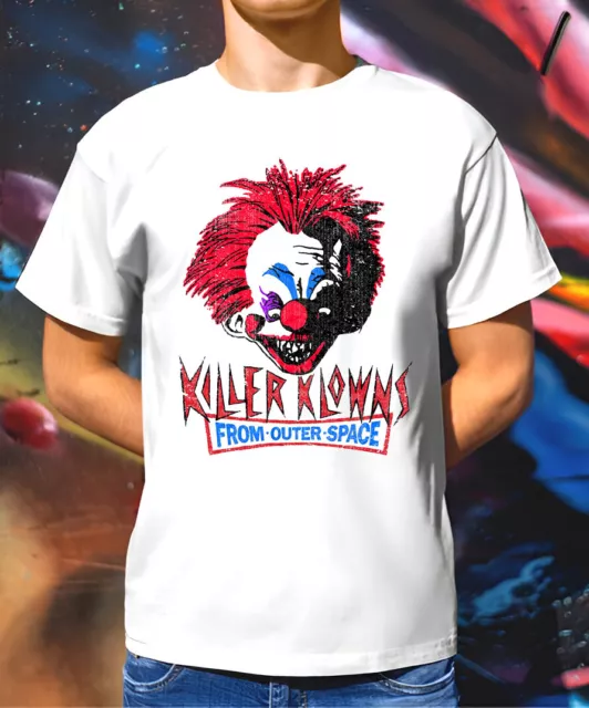 Killer Klowns from Outer Space '80s clown IT slasher Terrifier horror T-Shirt