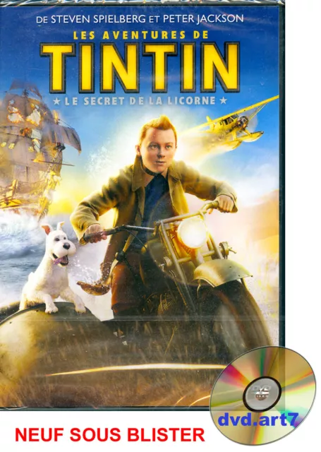 DVD : TINTIN : LE SECRET DE LA LICORNE - de Steven Spielberg - NEUF SOUS BLISTER