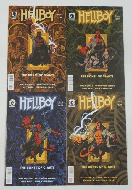 Hellboy: the Bones of Giants #1-4 VF/NM complete series Mike Mignola set 2 3
