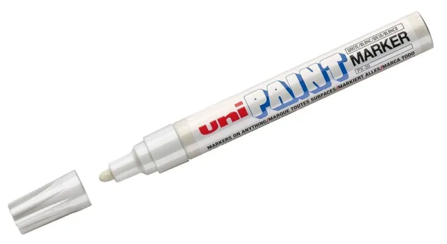 Uni-Ball PX-20 Medium Uni Paint Marker PX20 - BLACK WHITE GOLD SILVER 1 2 3 6 12