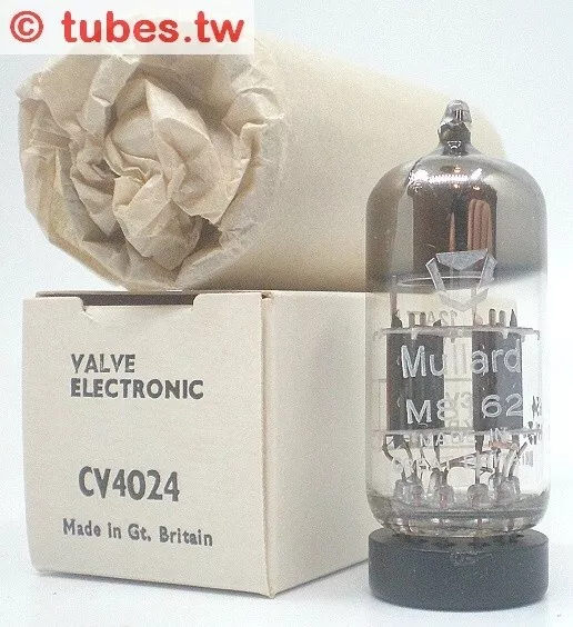 Mullard ECC801S=M8162 =12AT7WA=ECC81=CV4024;Small Shield!70s, UK made!TUBE,VALVE