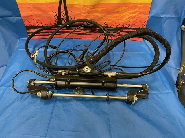 Yamaha Outboard, Steering Cylinder Assembly, Fits: Helm Master, P#6ES-42401-00