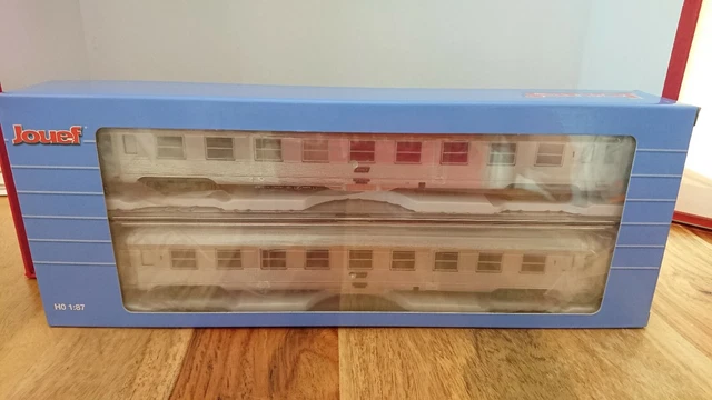 2 voitures DEV Inox | Jouef HJ4176 | HO 1/87 | SNCF | Ep IV