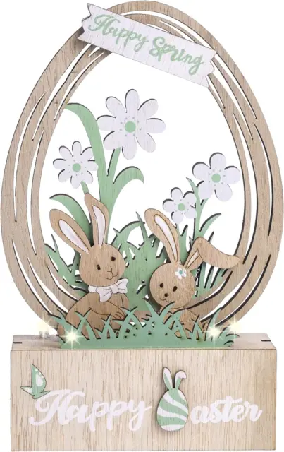 Decorazioni Pasqua Valery Madelyn, Ornamenti in Legno, Regalo per Arredamento Casa Pasqua,