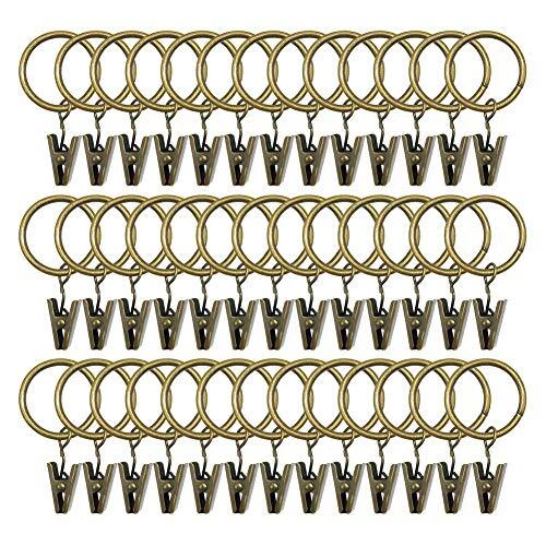 40 Pcs Rideau Crochets Anneaux de Douche Crochets décoratifs de Rideau de Douche