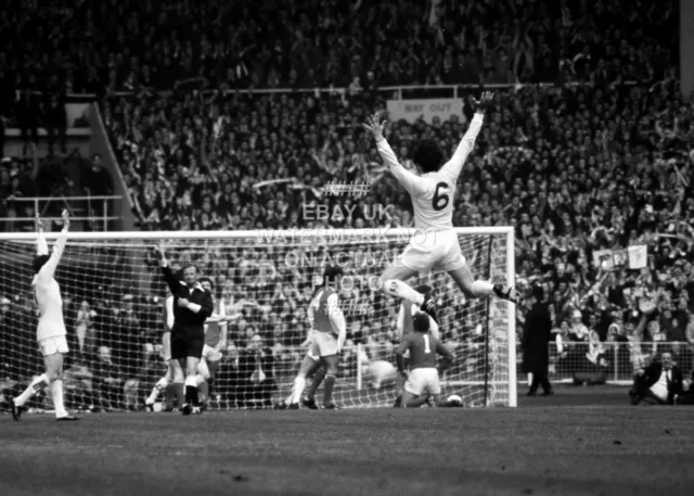 1972 Fa Cup Final Goal Norman Hunter Celebration Leeds United Photo Print Utd