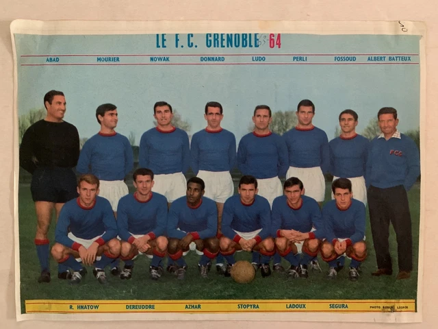 Poster D'époque – Équipe VA Valenciennes 1964 – Page Original