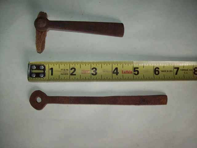 vintage thumb lever shed  door handle 8