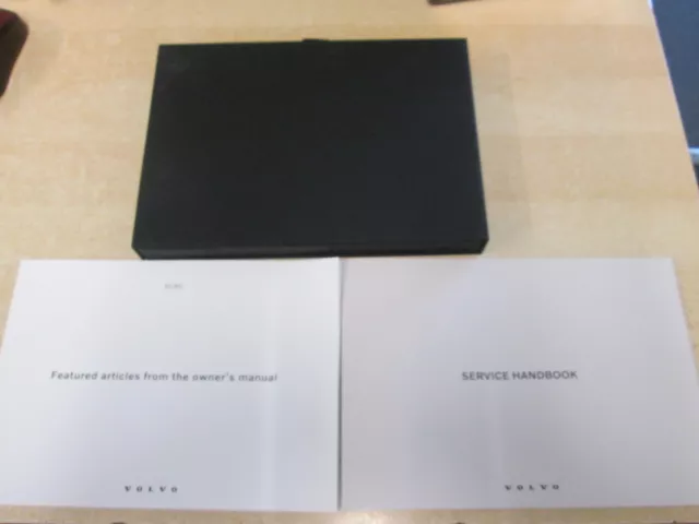 Volvo Xc90 Handbook Supplement To Owners Manual Wallet 2019-2022&Service Book.