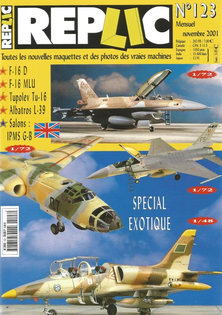 Revue REPLIC N°223 - Avions F-15C, Mig 3, Mirage Mach 3 - Occasion