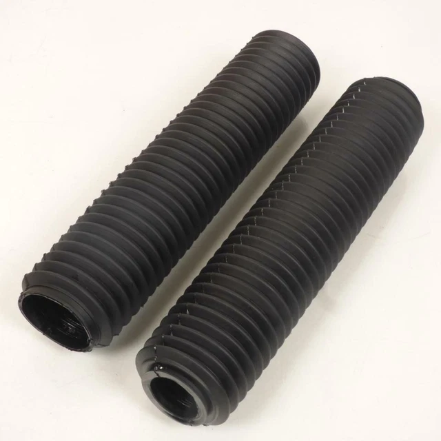 Soufflets Protection Fourche Moto - Paire En Caoutchouc 204x52mm | Pour VTT & Dirt Bike