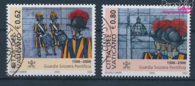 Briefmarken Vatikanstadt 2005 Mi 1538-1539 gestempelt Brauchtum, Trachten (10352