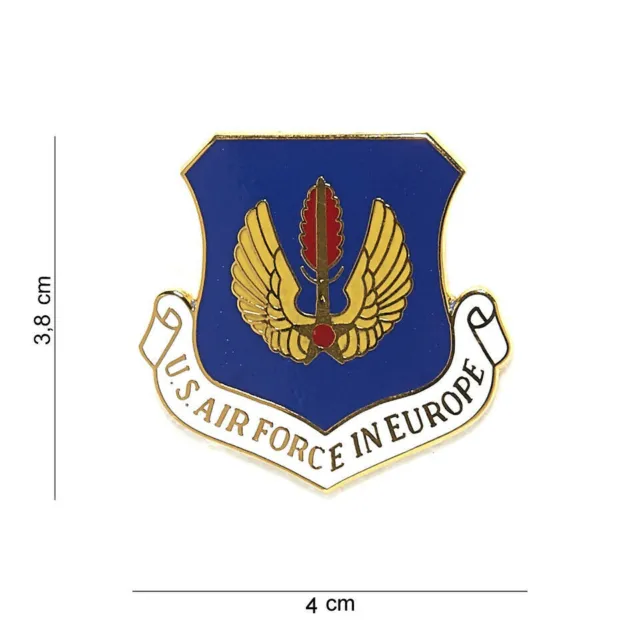 Badge Pin US Army Airforce in Europe USAAF Air Force Pilots Paratrooper WK2 WWII