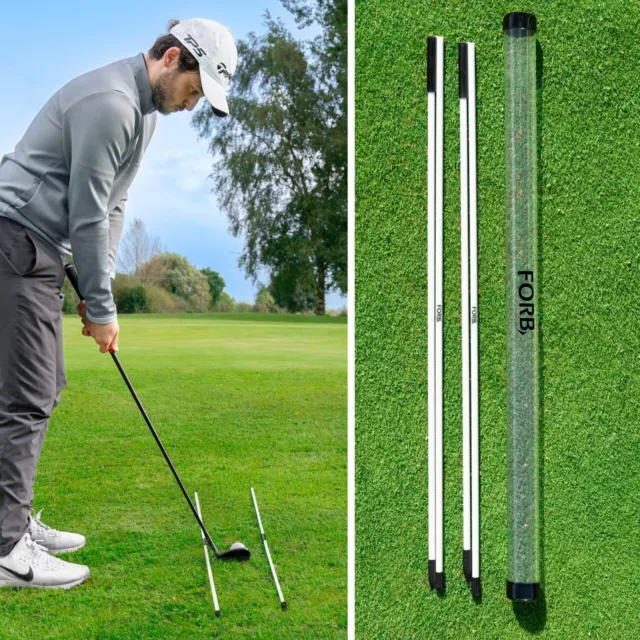 FORB Golf Alignment Sticks - DURABLE FIBREGLASS - Ultimate Alignment Training